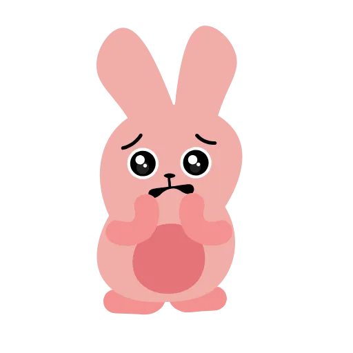 😗 Стикер «Pink Rabbit» для Telegram