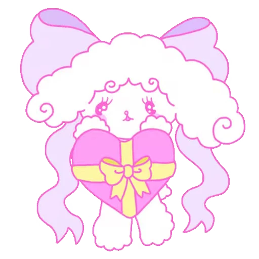💝 Стикер «White and Pink» для Telegram
