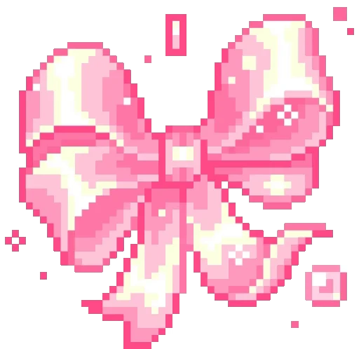 🎀 Стикер «White and Pink» для Telegram