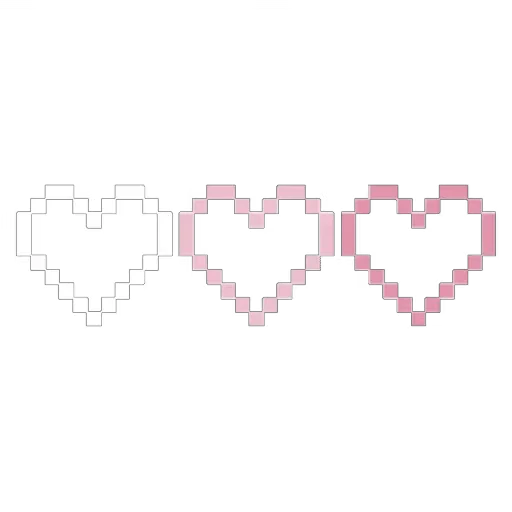 💞 Стикер «White and Pink» для Telegram