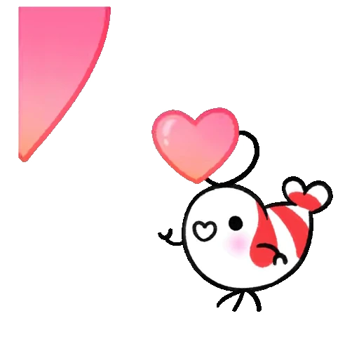 🩷 Стикер «White and Pink» для Telegram