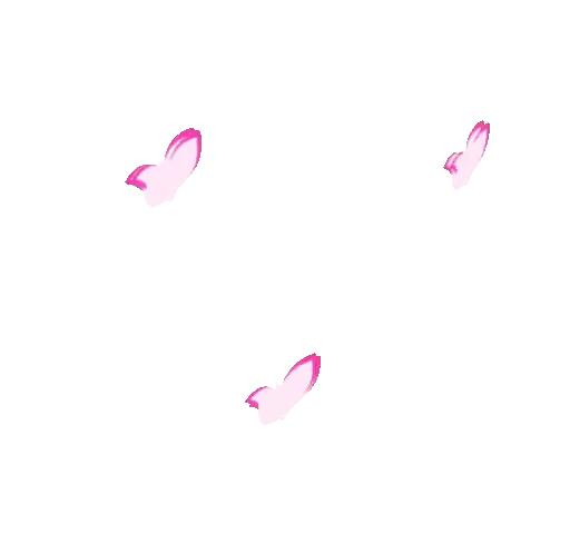 🦋 Стикер «White and Pink» для Telegram