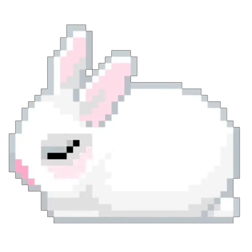 🐰 Стикер «White and Pink» для Telegram