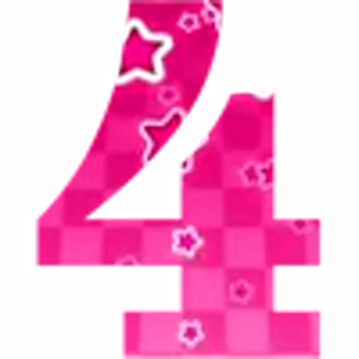 🔢 Эмодзи «Pink Stars - розовые анимированные буквы» для Telegram