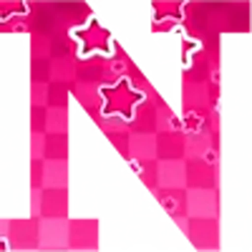🅰️ Эмодзи «Pink Stars - розовые анимированные буквы» для Telegram