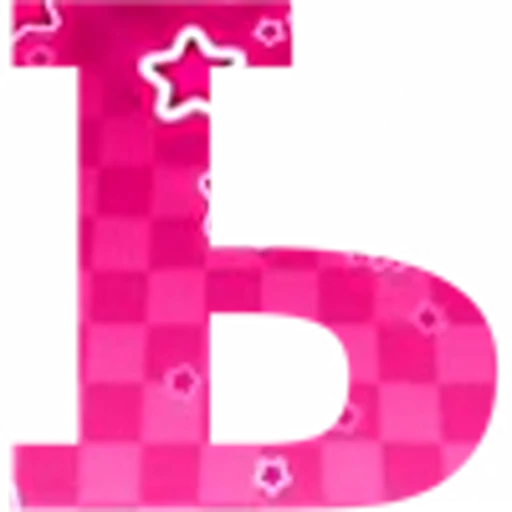 🅰️ Эмодзи «Pink Stars - розовые анимированные буквы» для Telegram