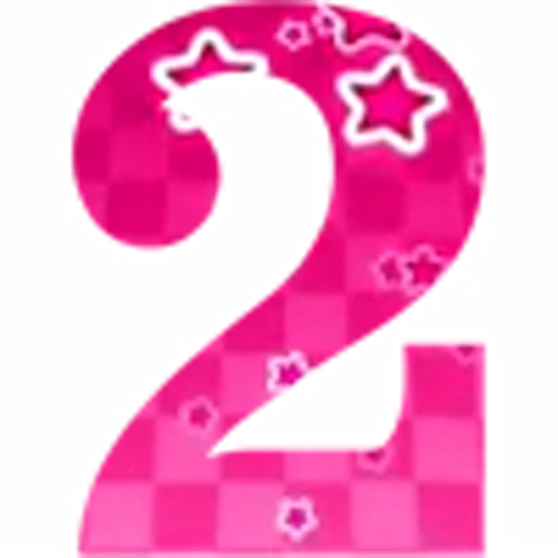 🔢 Эмодзи «Pink Stars - розовые анимированные буквы» для Telegram