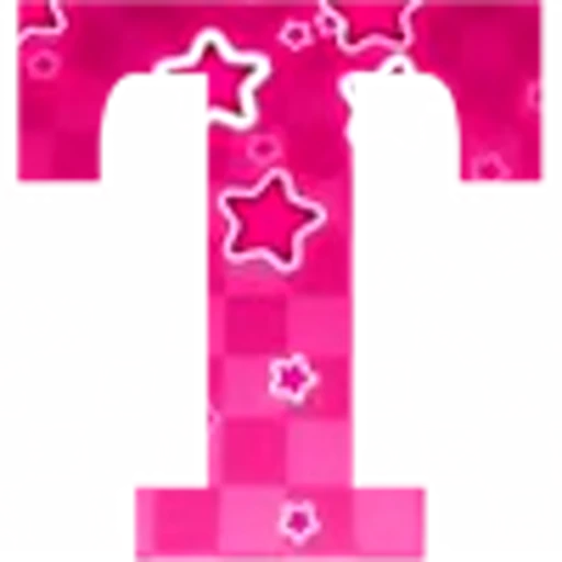 🅰️ Эмодзи «Pink Stars - розовые анимированные буквы» для Telegram