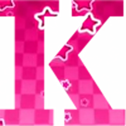 🅰️ Эмодзи «Pink Stars - розовые анимированные буквы» для Telegram