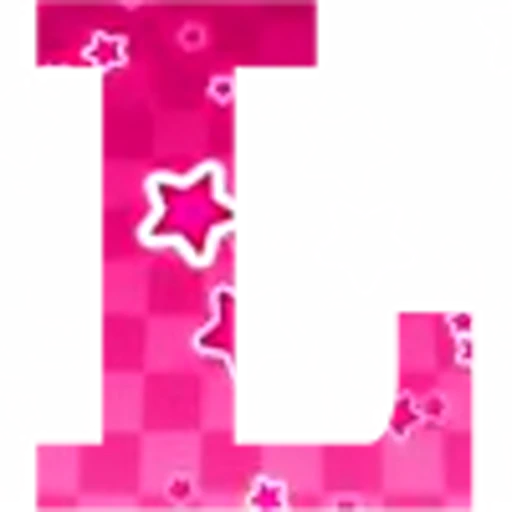 🅰️ Эмодзи «Pink Stars - розовые анимированные буквы» для Telegram