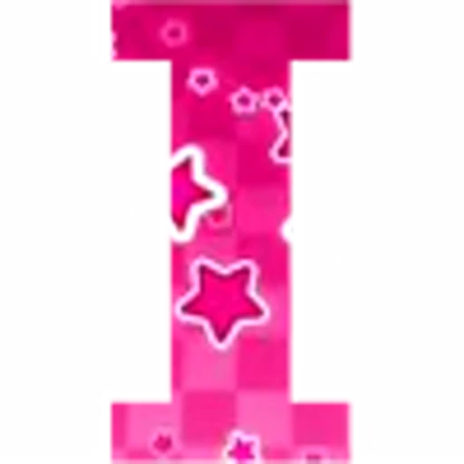 🅰️ Эмодзи «Pink Stars - розовые анимированные буквы» для Telegram