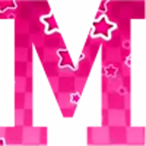 🅰️ Эмодзи «Pink Stars - розовые анимированные буквы» для Telegram