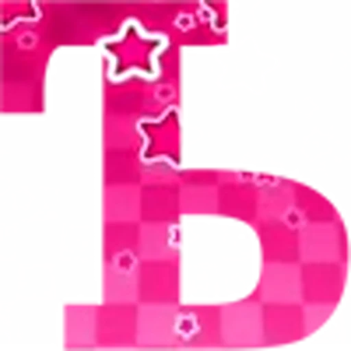 🅰️ Эмодзи «Pink Stars - розовые анимированные буквы» для Telegram