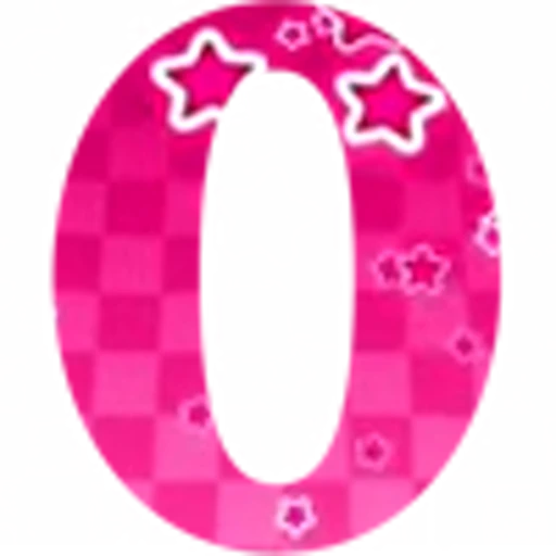 🔢 Эмодзи «Pink Stars - розовые анимированные буквы» для Telegram