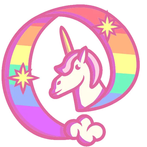 🔠 Эмодзи «Unicorn Arthur R. F» для Telegram