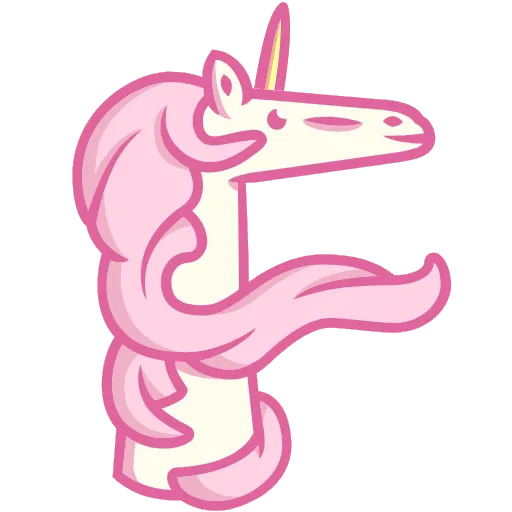 🔠 Эмодзи «Unicorn Arthur R. F» для Telegram