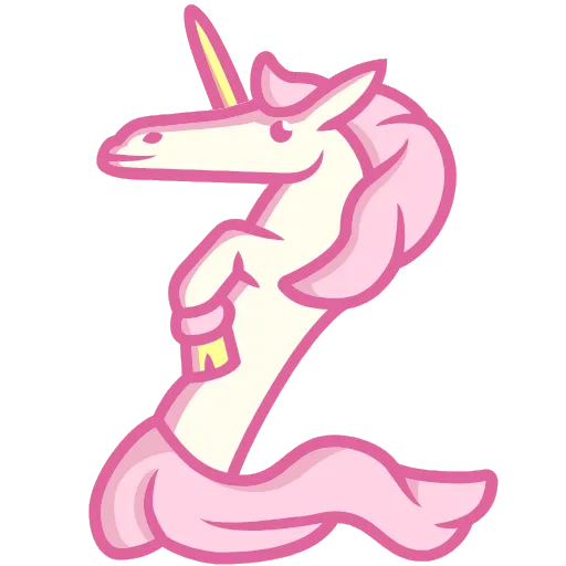 🔠 Эмодзи «Unicorn Arthur R. F» для Telegram