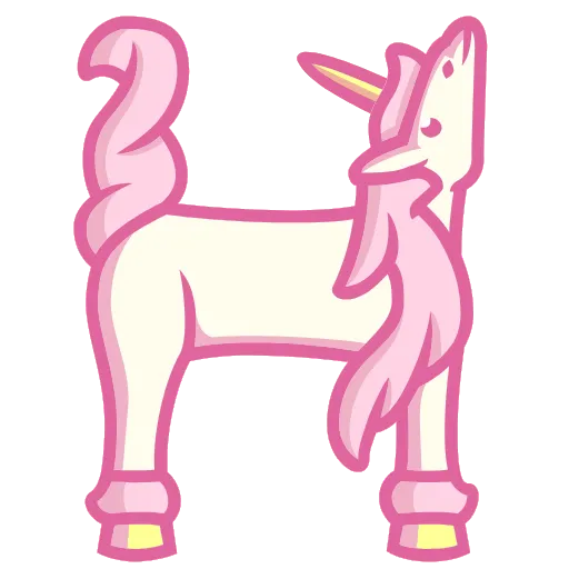 🔠 Эмодзи «Unicorn Arthur R. F» для Telegram