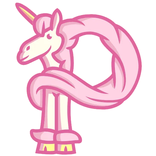 🔠 Эмодзи «Unicorn Arthur R. F» для Telegram