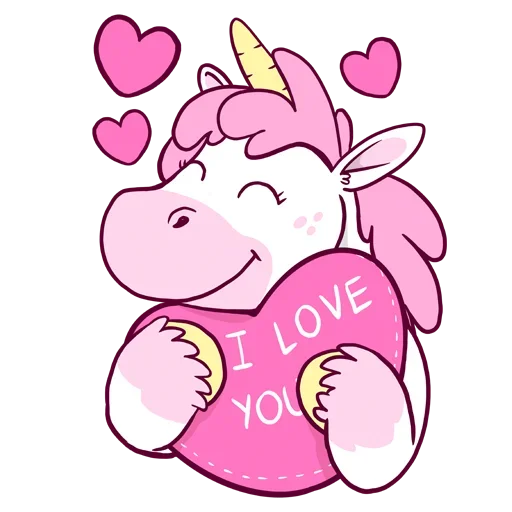 🤪 Стикер «Pink Unicorn» для Telegram