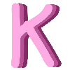 💞 Эмодзи «Pink Alphabet розовый алфавит» для Telegram