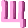 💞 Эмодзи «Pink Alphabet розовый алфавит» для Telegram