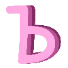 💞 Эмодзи «Pink Alphabet розовый алфавит» для Telegram