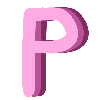 💞 Эмодзи «Pink Alphabet розовый алфавит» для Telegram