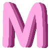 💞 Эмодзи «Pink Alphabet розовый алфавит» для Telegram