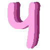 💞 Эмодзи «Pink Alphabet розовый алфавит» для Telegram