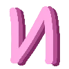 💞 Эмодзи «Pink Alphabet розовый алфавит» для Telegram