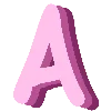 Стикерпак Pink Alphabet розовый алфавит для Telegram
