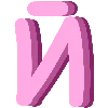 💞 Эмодзи «Pink Alphabet розовый алфавит» для Telegram