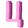 💞 Эмодзи «Pink Alphabet розовый алфавит» для Telegram