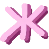 💞 Эмодзи «Pink Alphabet розовый алфавит» для Telegram