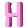 💞 Эмодзи «Pink Alphabet розовый алфавит» для Telegram