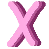 💞 Эмодзи «Pink Alphabet розовый алфавит» для Telegram