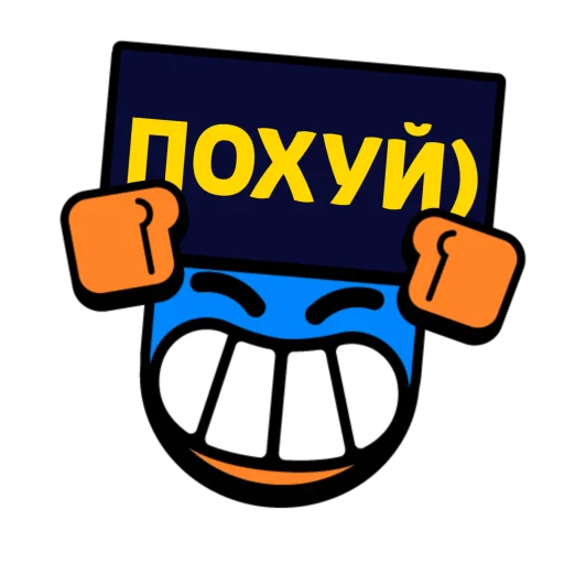 😒 Стикер «Слова в значках» для Telegram