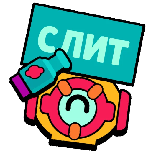 🌊 Стикер «Слова в значках» для Telegram