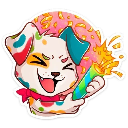 🥳 Стикер «Пинто» для Telegram