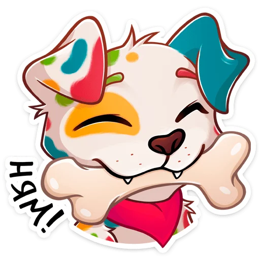 🐕 Стикер «Пинто» для Telegram