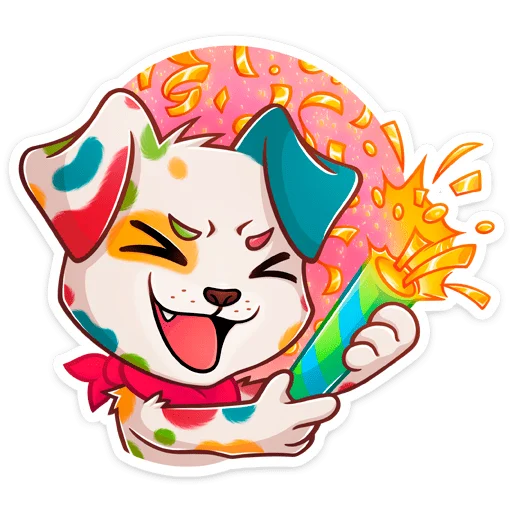 🐕 Стикер «Пинто» для Telegram