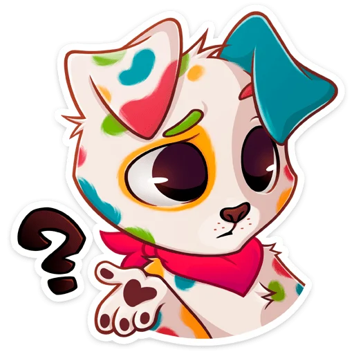 🐕 Стикер «Пинто» для Telegram