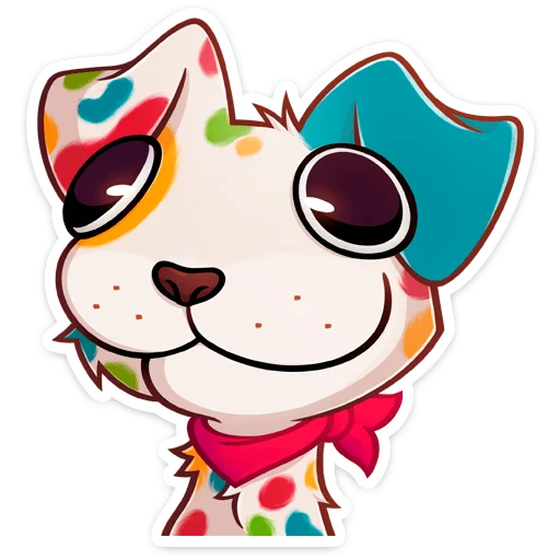 🐕 Стикер «Пинто» для Telegram