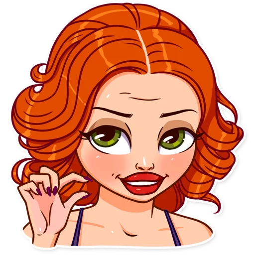 😅 Стикер «Pin up Girl» для Telegram