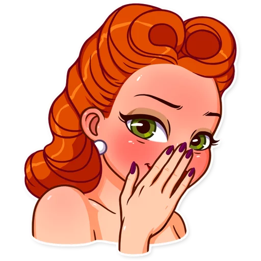 ☺️ Стикер «Pin up Girl» для Telegram