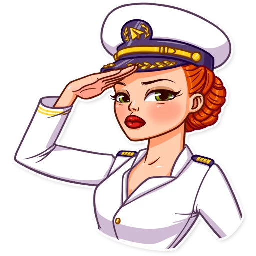 👌 Стикер «Pin up Girl» для Telegram