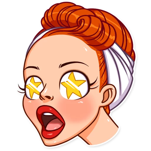 😮 Стикер «Pin up Girl» для Telegram