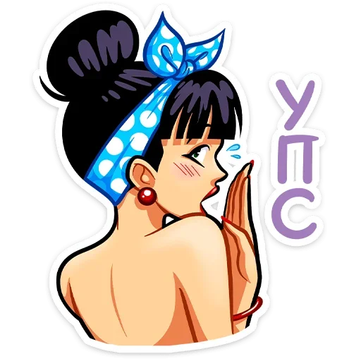 😏 Стикер «Пин-ап Полли» для Telegram