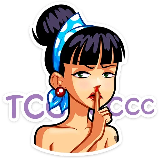 🤫 Стикер «Пин-ап Полли» для Telegram